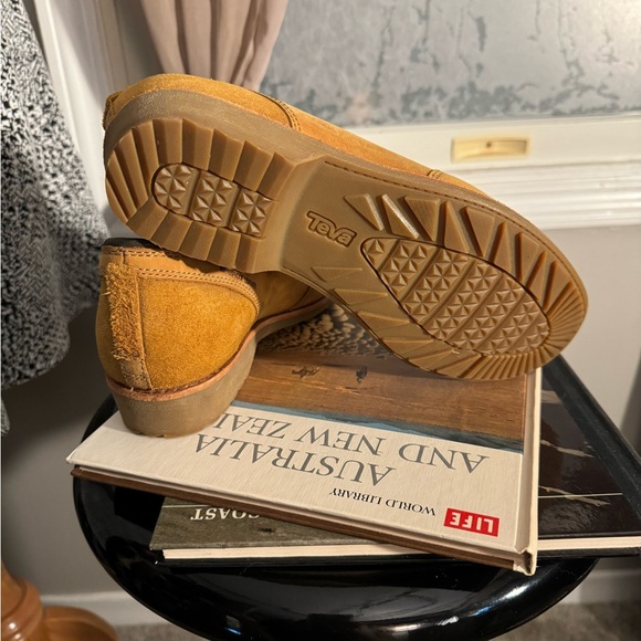 Teca Oxfords leather weatherproof Women’s size 8 tan - Picture 5 of 8